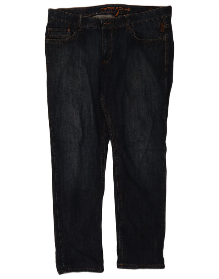 Camel Active Herren Hudson Straight Jeans W40 L32 Blaue Baumwolle