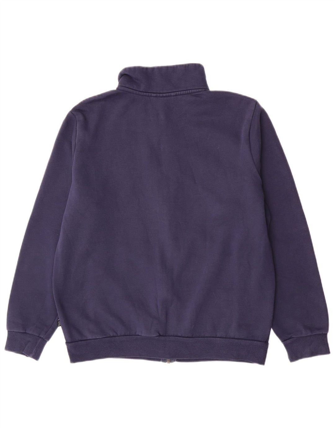 Puma Herren-Trainingsanzug-Top-Jacke aus Baumwolle in mittlerem Marineblau