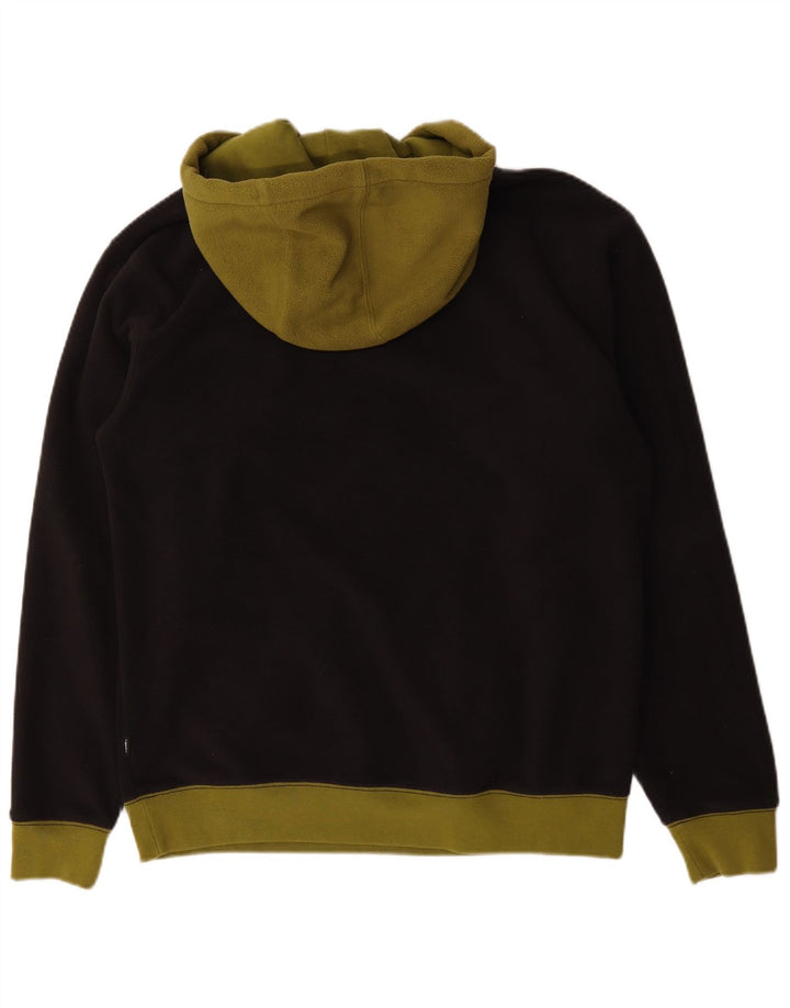 Vans Herren-Fleecepullover mit Kapuze, Mittelschwarzes Colourblock-Polyester