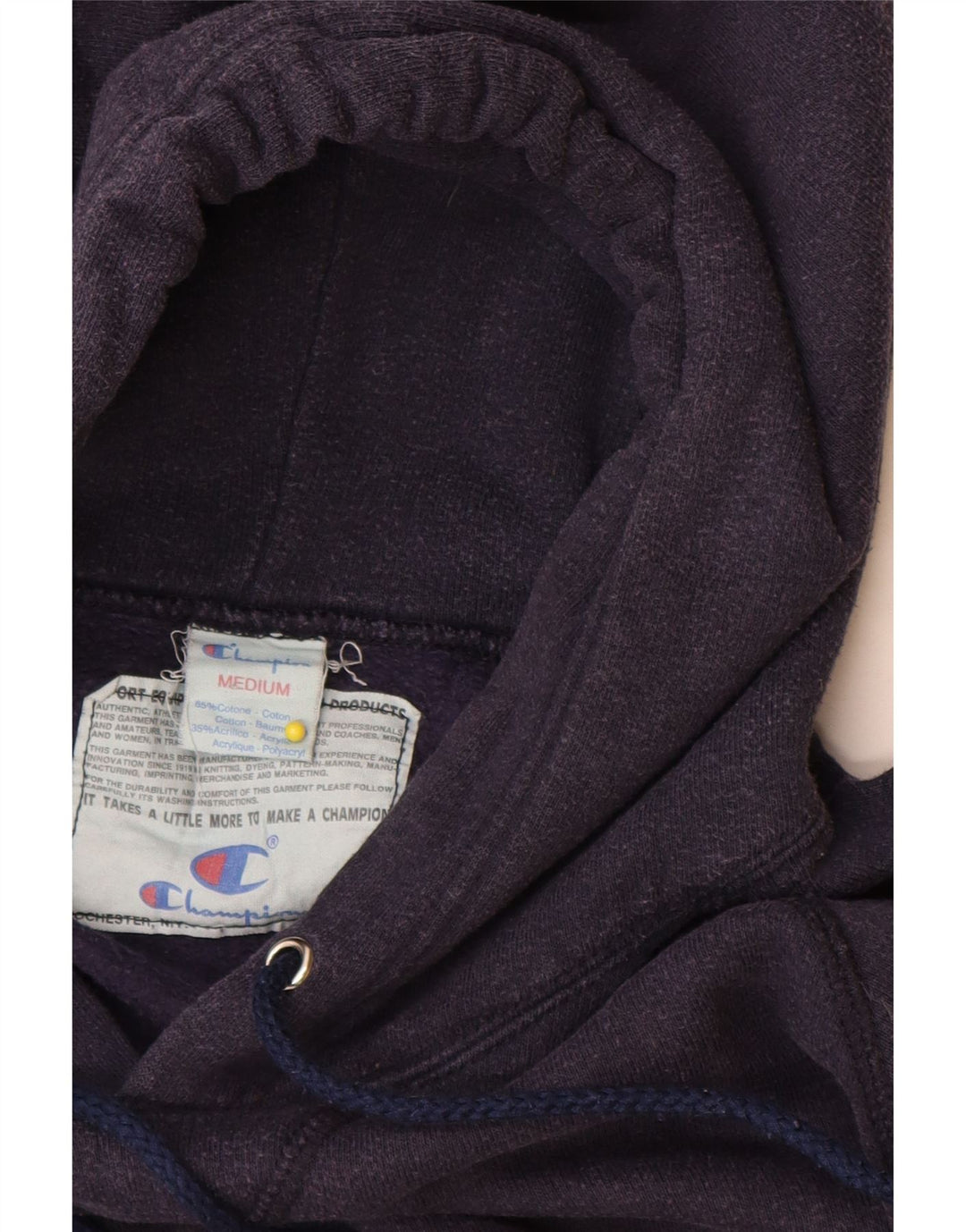 Champion Herren-Kapuzenpullover mit Grafik, mittelmarineblaue Baumwolle