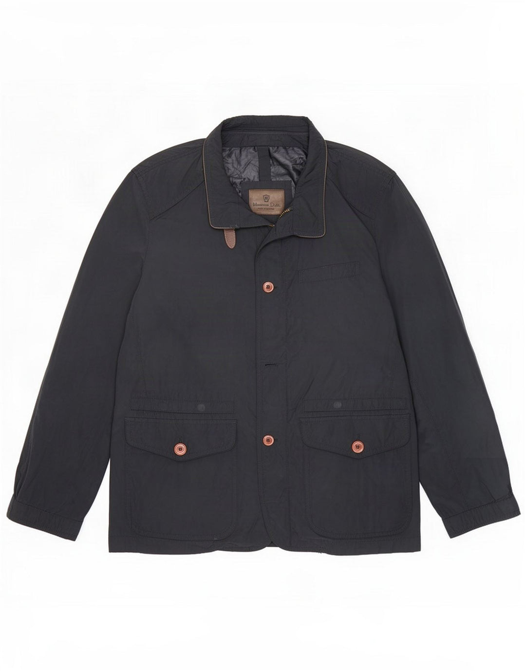 Massimo Dutti Herren Utility Jacke UK 40 Large Marineblau Polyester