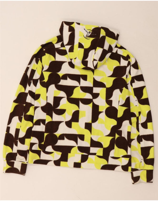 CHIEMSEE Damen-Fleecejacke mit Kapuze, UK 18, XL, mehrfarbig, geometrisch