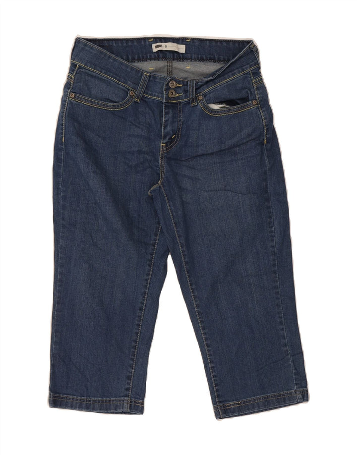 LEVI'S Womens Capri Jeans US 8 Medium W30 L19 Blue Cotton Vintage Levi's and Second-Hand Levi's from Messina Hembry 