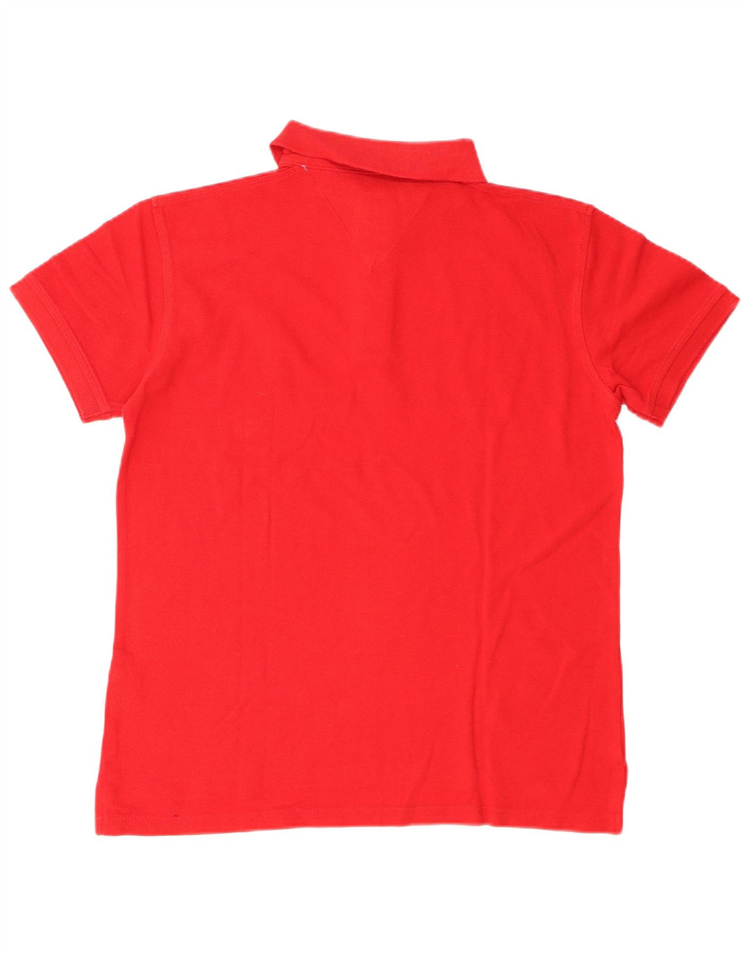 Tommy Hilfiger Herren-Poloshirt aus mittelroter Baumwolle