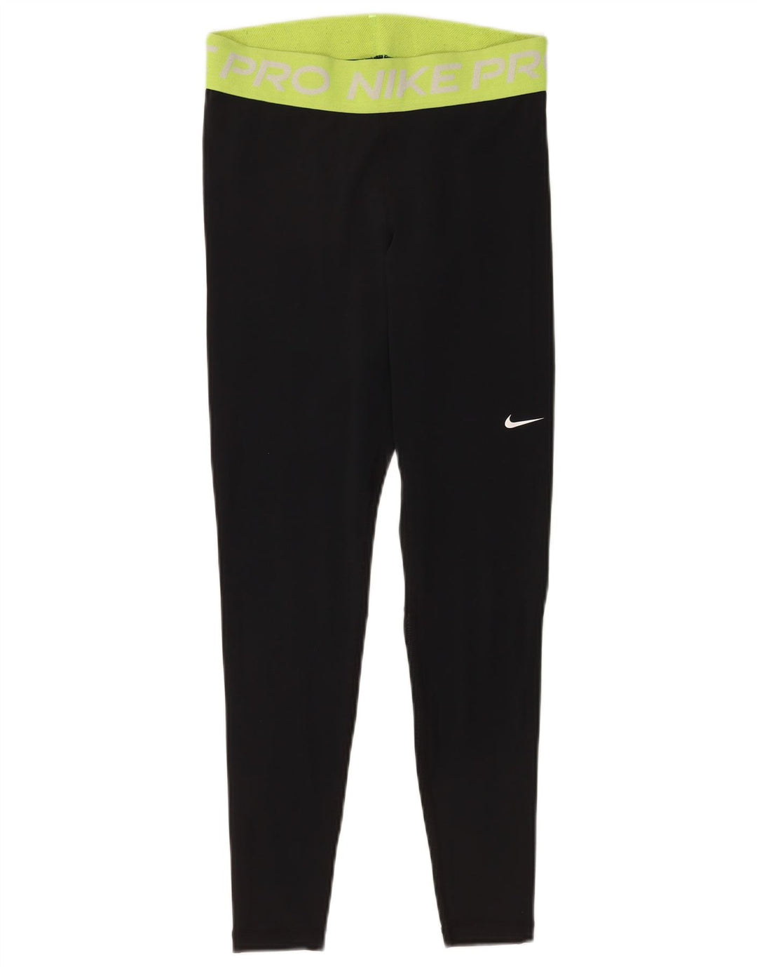 Nike Damen Dri Fit Leggings UK 12 Medium Schwarz