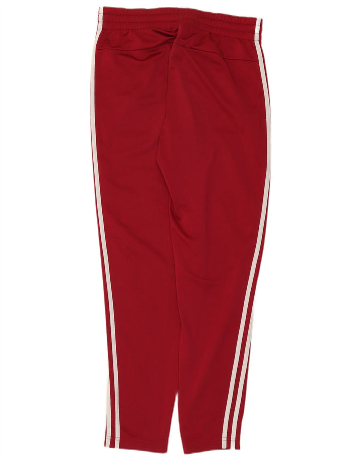Adidas Damen Trainingshose UK 8/10 Small Maroon Polyester