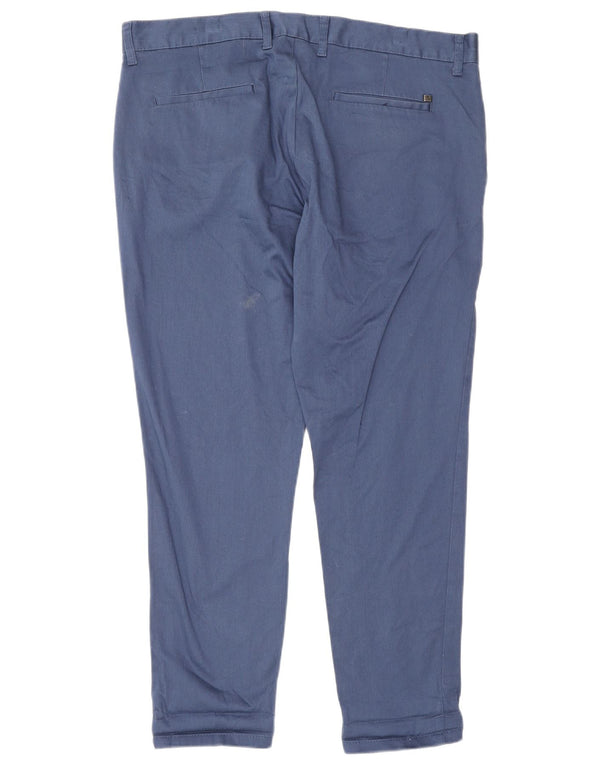 Zara Slim Chino-Hose für Herren, EU 46, XL, W36, L28, Marineblau
