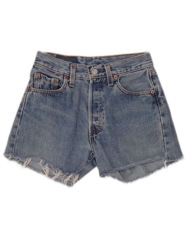 Levi's Damen 501 Jeansshorts W26 Small Blau
