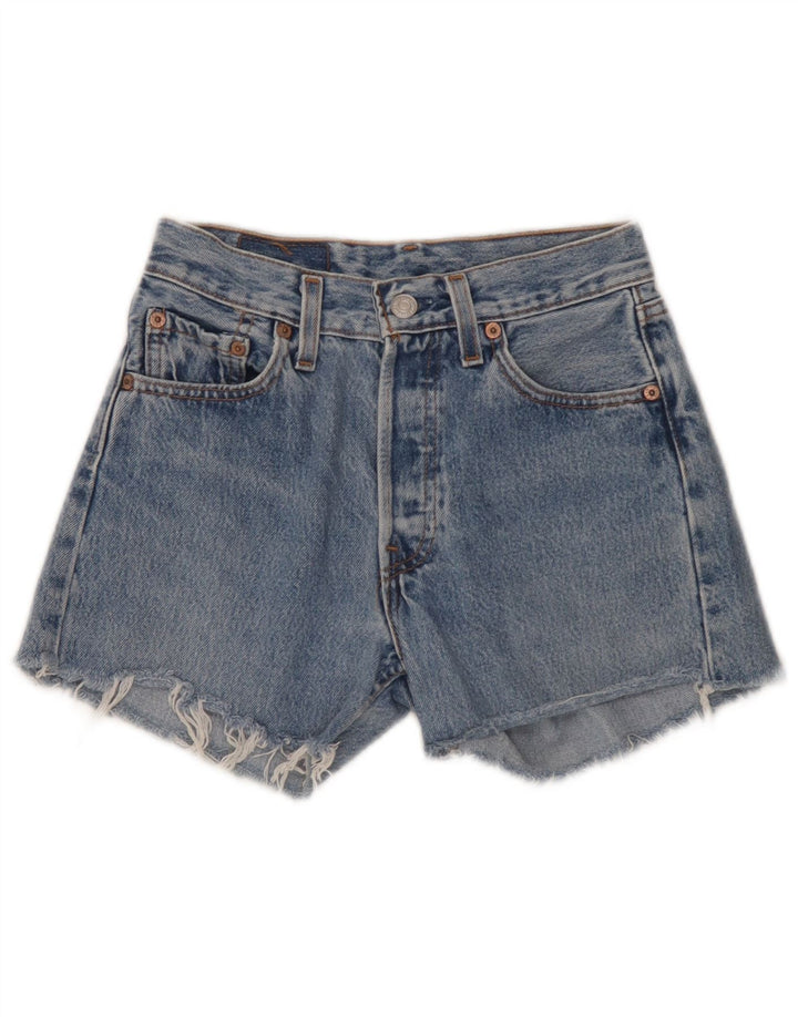 Levi's Damen 501 Jeansshorts W26 Small Blau