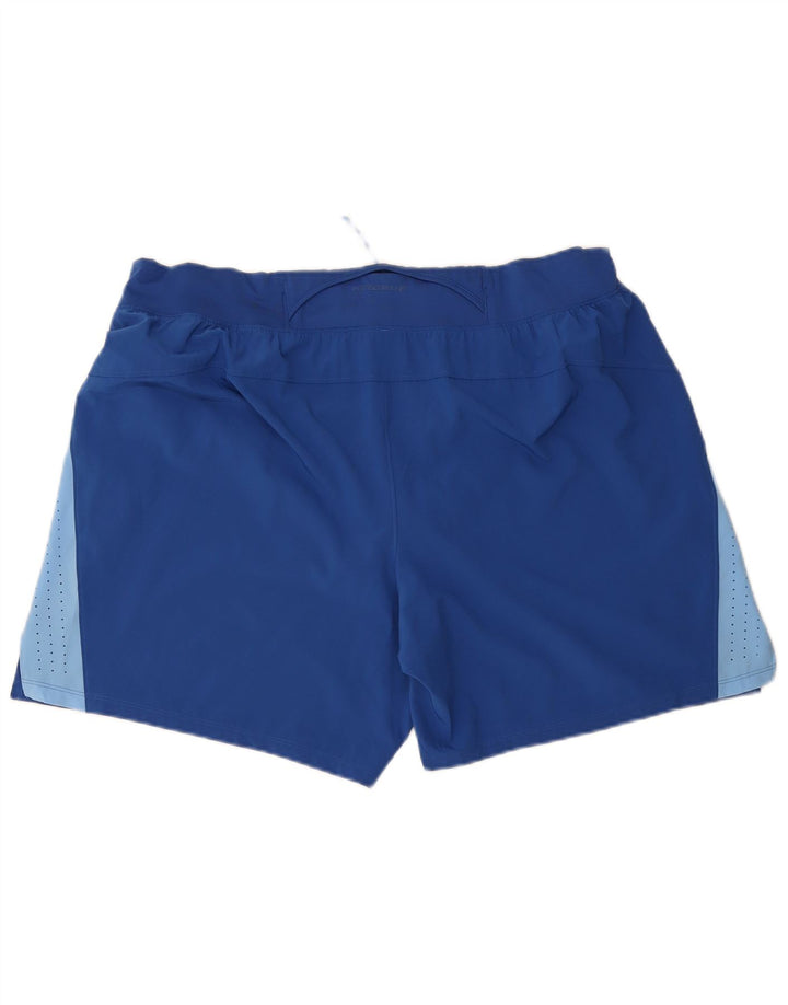 Under Armour Herren-Sportshorts 2XL Blaues Colourblock-Polyester