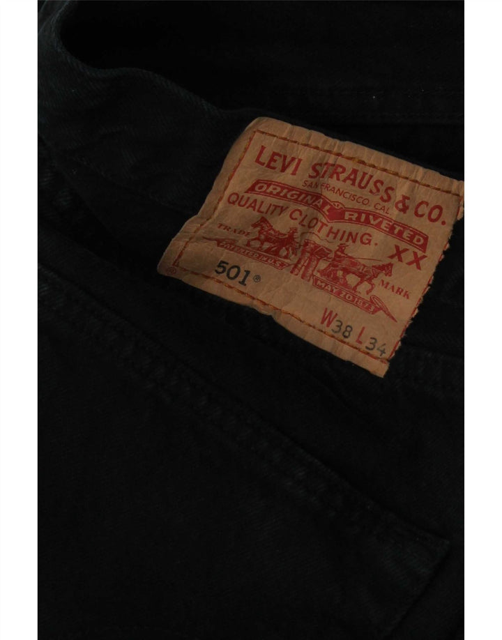 Levi's Herren 501 Straight Jeans W38 L30 Marineblau