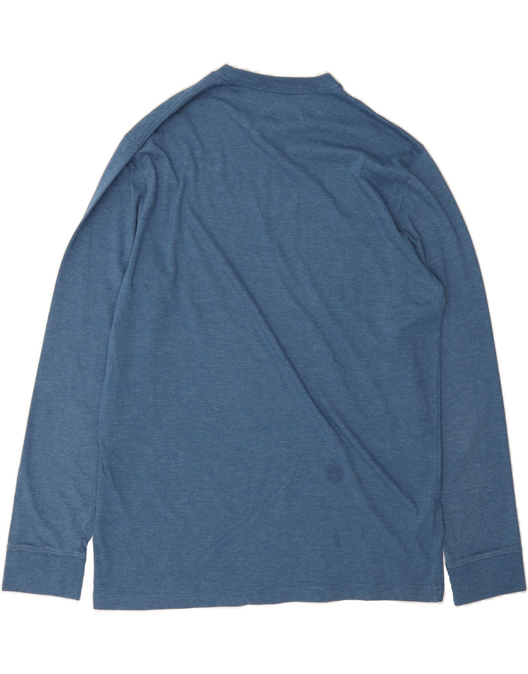 EDDIE BAUER Mens Tall Top Long Sleeve Large Blue Cotton Vintage Eddie Bauer and Second-Hand Eddie Bauer from Messina Hembry 