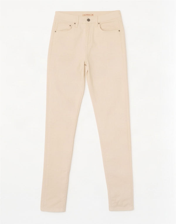 Levi's Damen 721 High Rise Skinny Jeans W26 L32 Weiße Baumwolle
