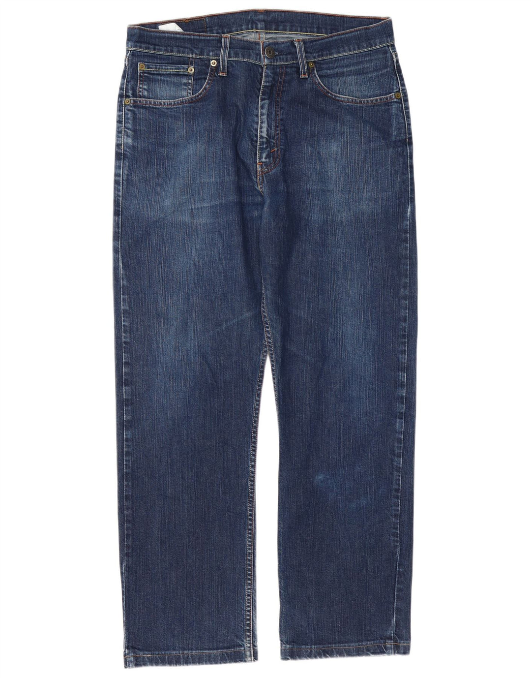 Levi's Herren 751 Straight Jeans W34 L29 Blaue Baumwolle