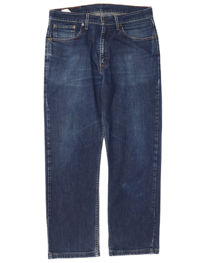 Levi's Herren 751 Straight Jeans W34 L29 Blaue Baumwolle