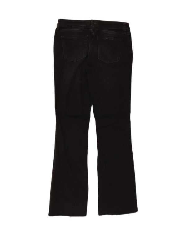 Zara Damen Bootcut Jeans EU 40 Medium W30 L31 Schwarze Baumwolle