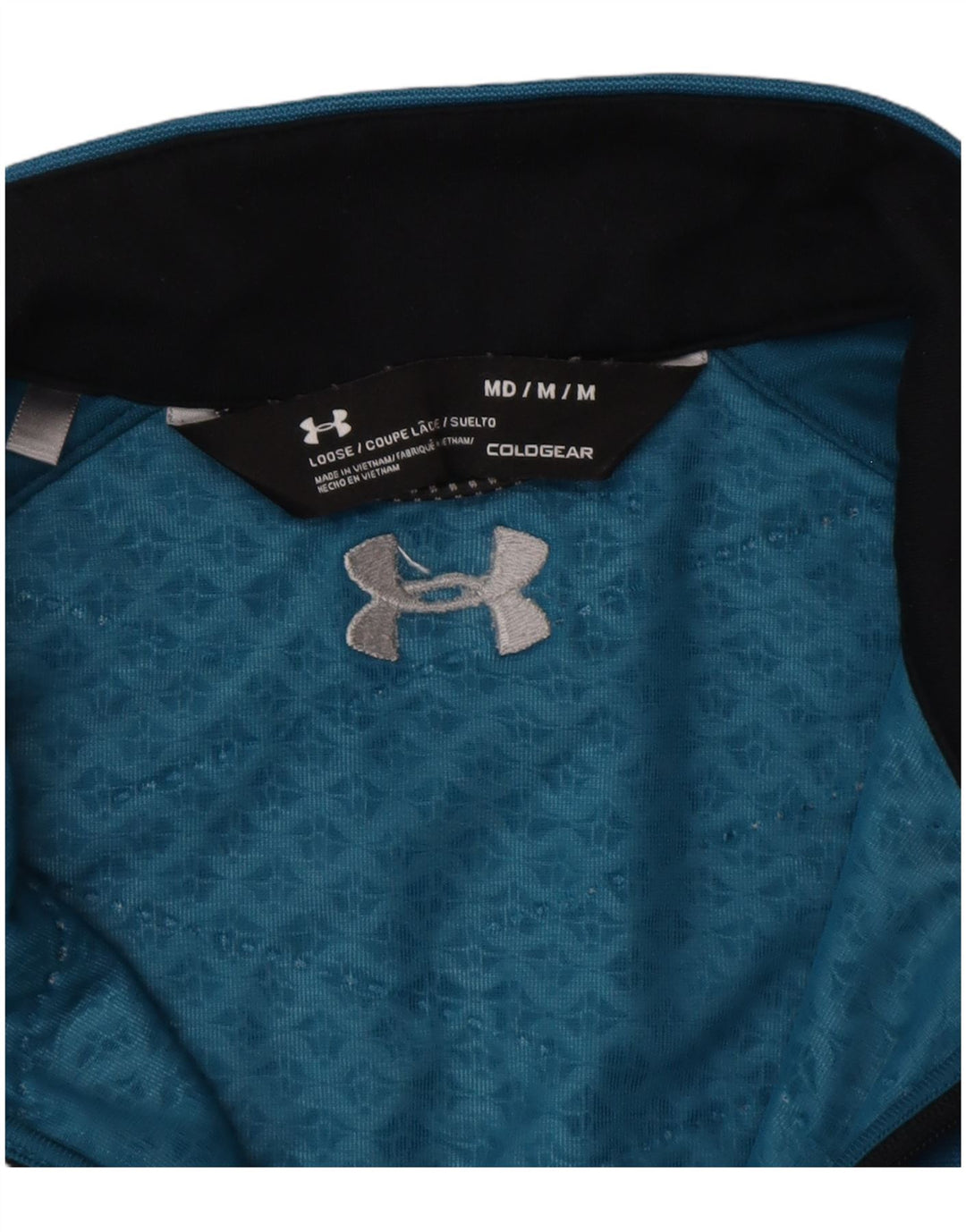 Under Armour Herren Cold Gear Loose Fit Top Langarm Mittelblau