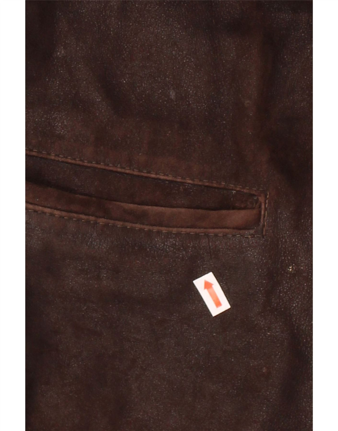 CONBIPEL Mens Leather Jacket UK 36 Small Brown Leather