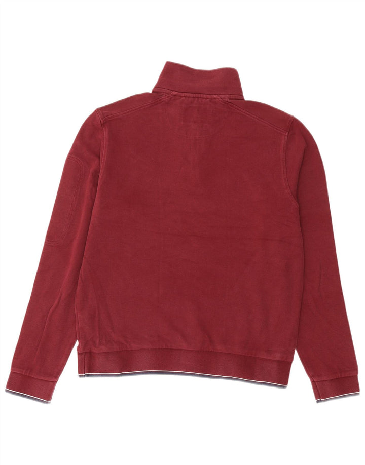 Marks & Spencer Herren Blue Harbor Sweatshirt Pullover Medium Burgund