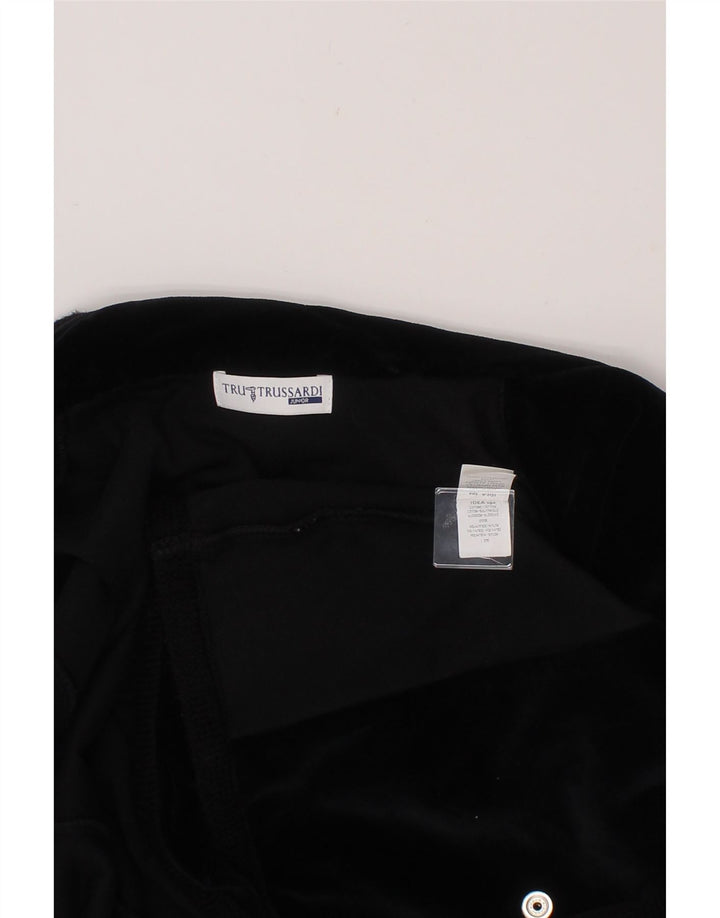 TRUSSARDI JUNIOR Girls 3 Button Blazer Jacket 5-6 Years Black Cotton Vintage Trussardi Junior and Second-Hand Trussardi Junior from Messina Hembry 