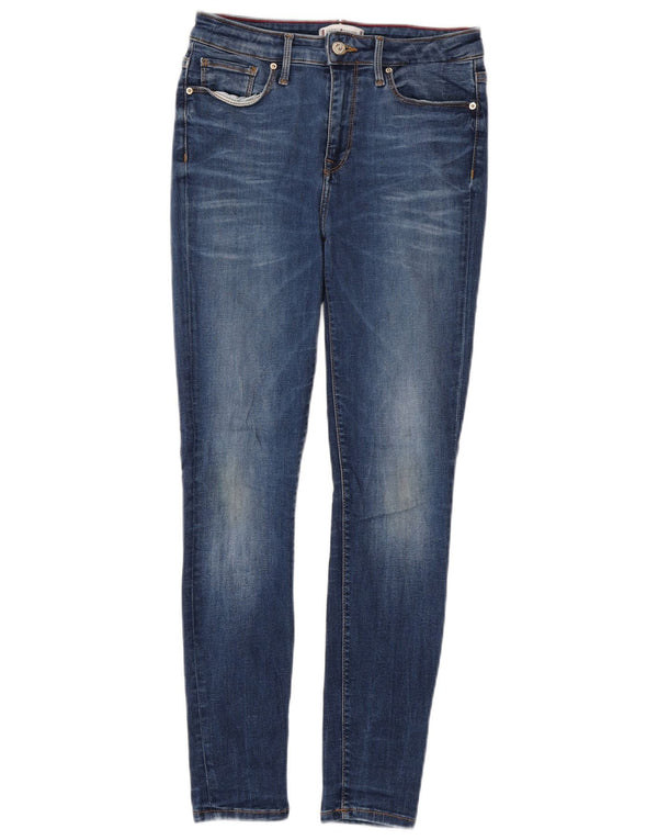 Tommy Hilfiger Damen Como Skinny Jeans W27 L28 Blaue Baumwolle