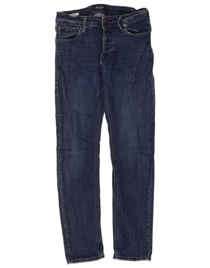 Jack & Jones Herren GLENN Slim Jeans W30 L32 Blaue Baumwolle