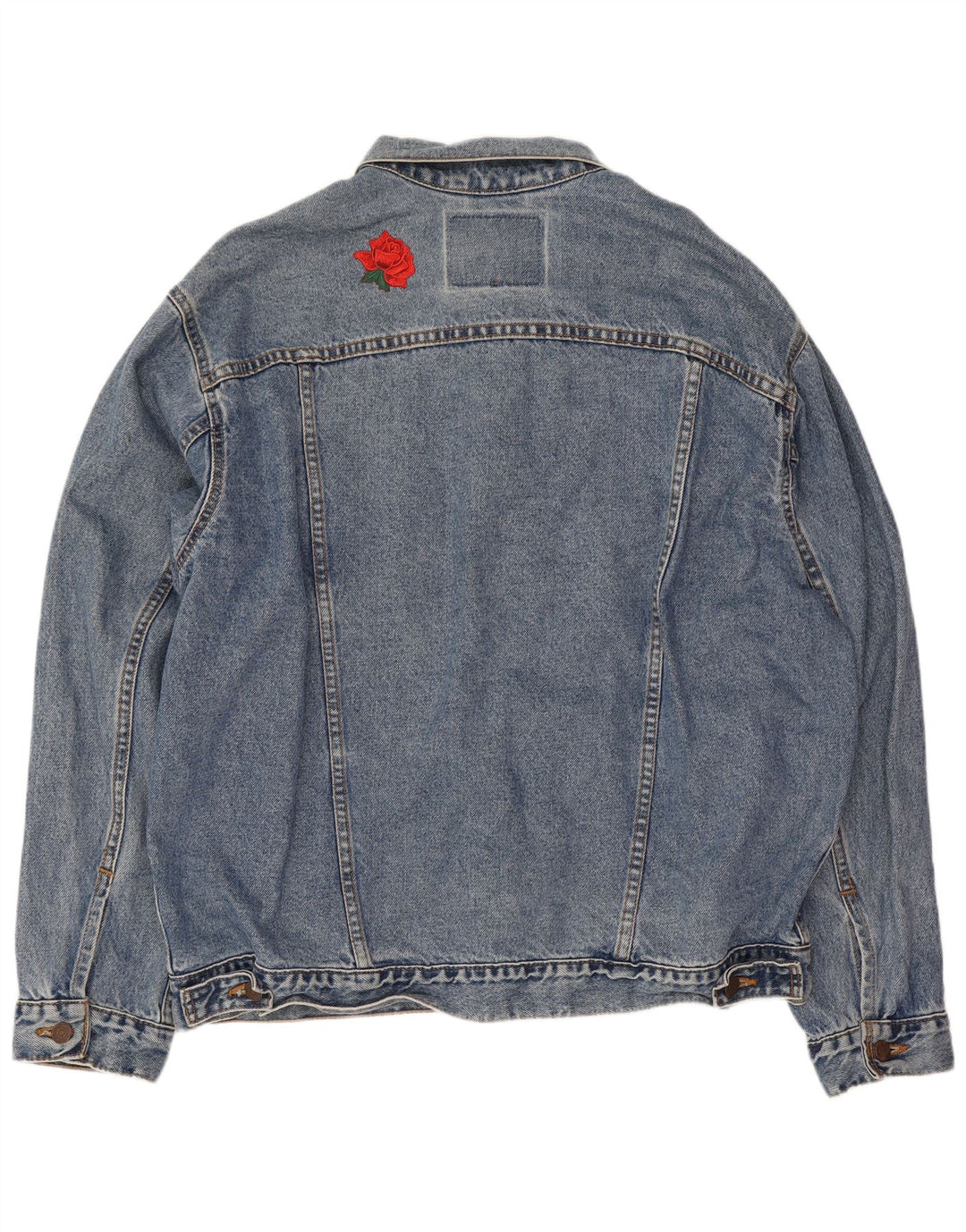 Levi's Herren Jeansjacke UK 40 Large Blau Baumwolle