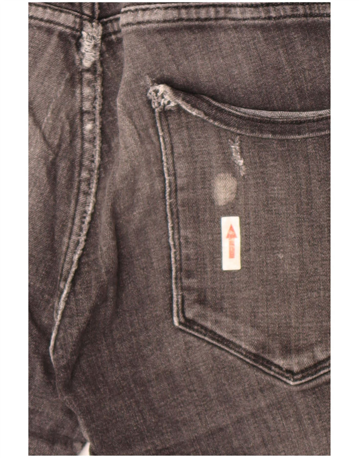 Jack & Jones Herren-Jeansshorts im Used-Look, Größe S, Größe 30, Grau, Baumwolle