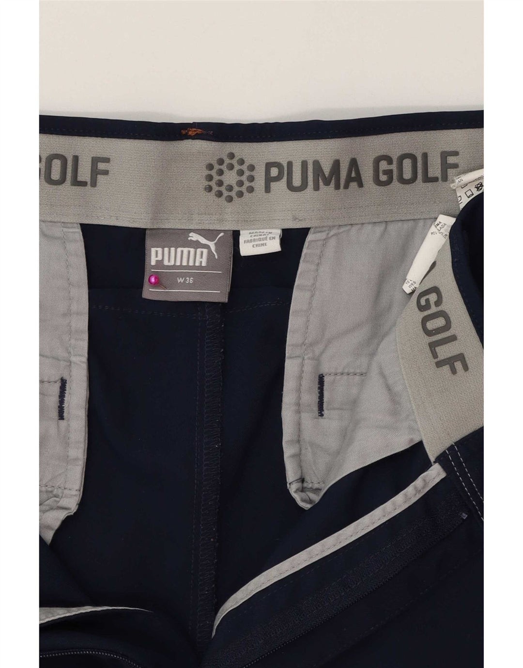 Puma Herren Golf Jogger Chino Hose W36 L30 Marineblau Polyester