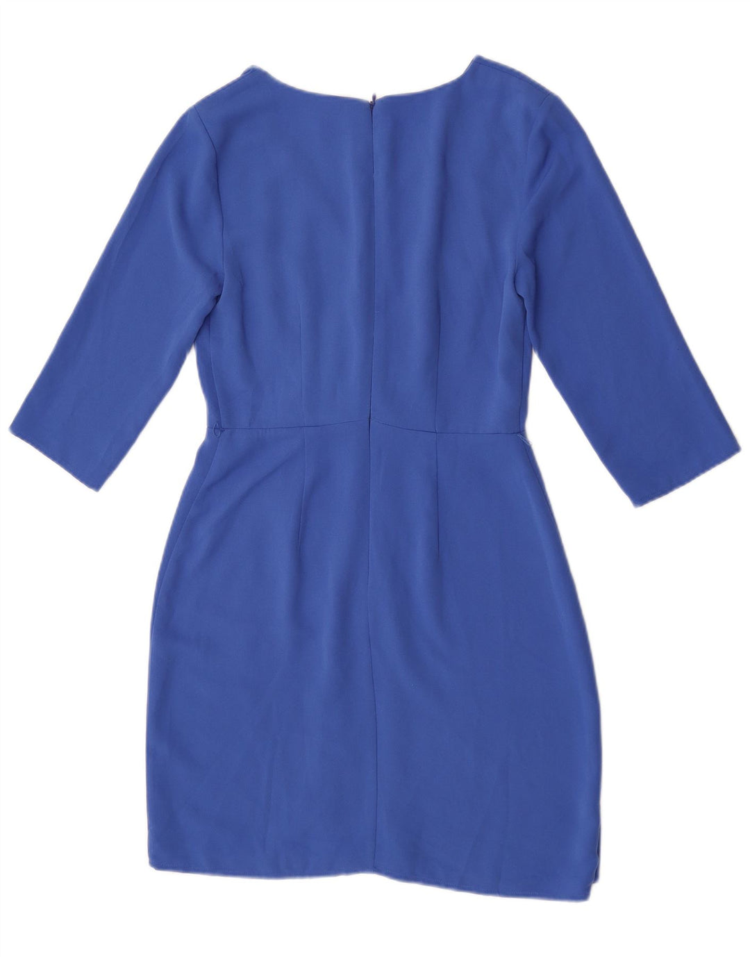 Oasis Damen-Etuikleid mit 3/4-Ärmeln, Größe S, Blau, Polyester