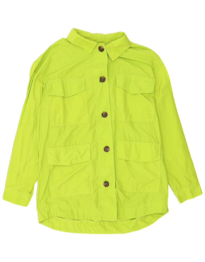 Übergroße Utility-Jacke für Damen von Topshop, Größe S, Größe S, Grün, Baumwolle