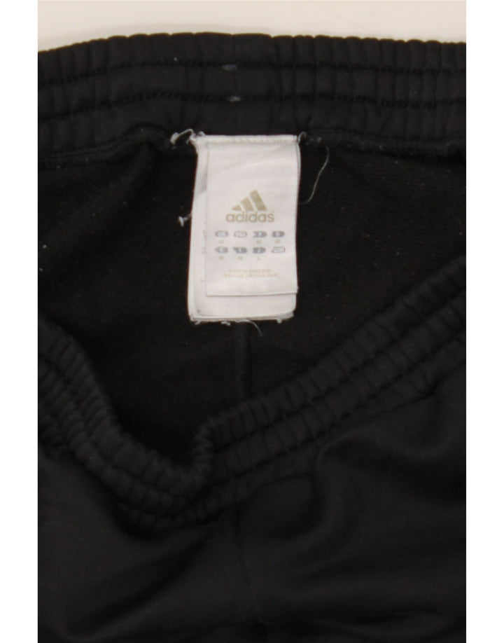 ADIDAS Damen Trainingshose UK 12 Medium Schwarz Polyester