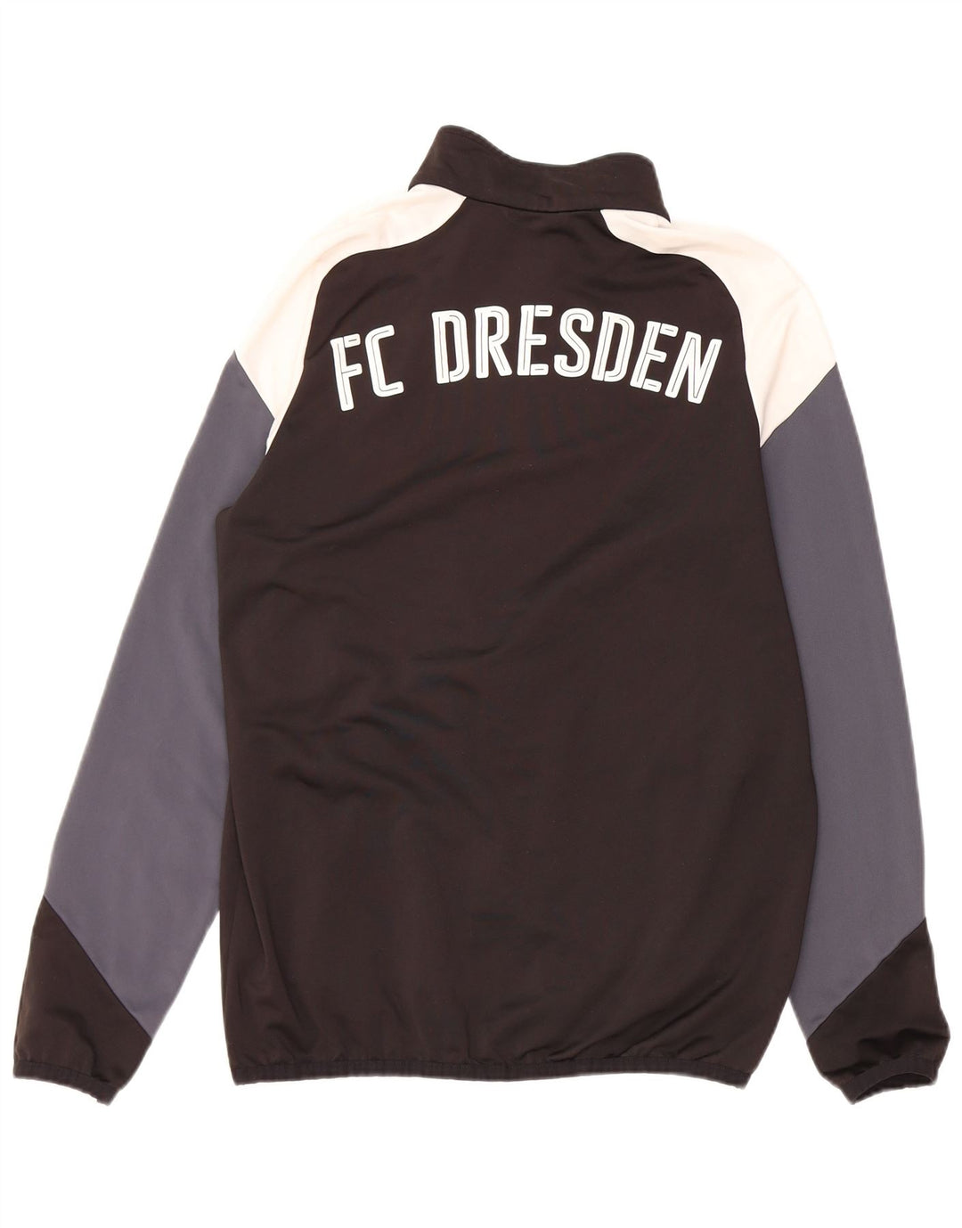 Puma Herren-Trainingsanzugoberteil mit Grafik, Mittelschwarz, Farbblock-Polyester