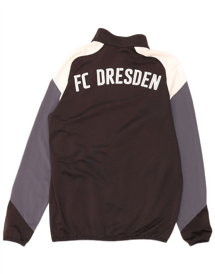 Puma Herren-Trainingsanzugoberteil mit Grafik, Mittelschwarz, Farbblock-Polyester