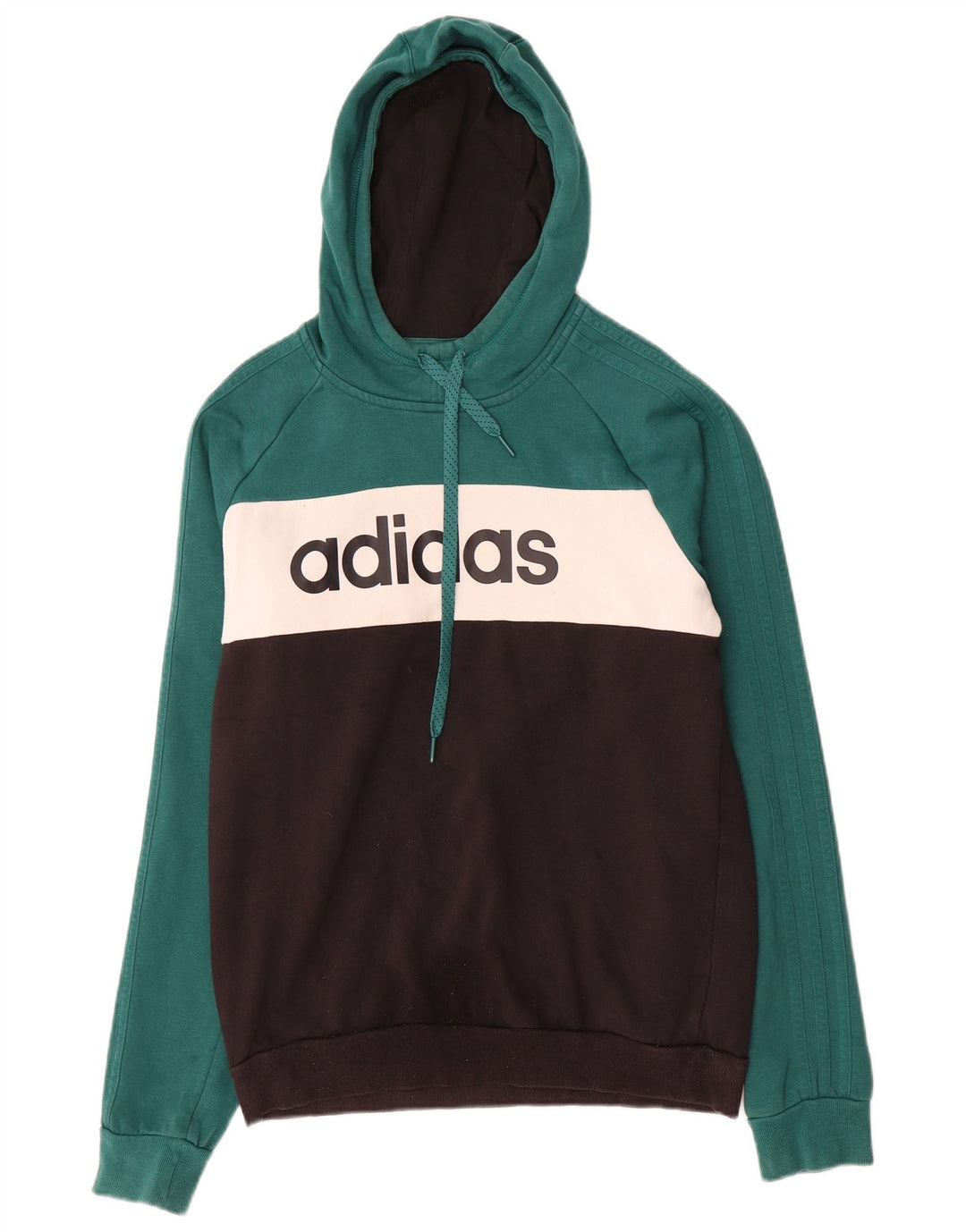 Adidas Herren Graphic Hoodie Pullover Medium Mehrfarbig Colourblock