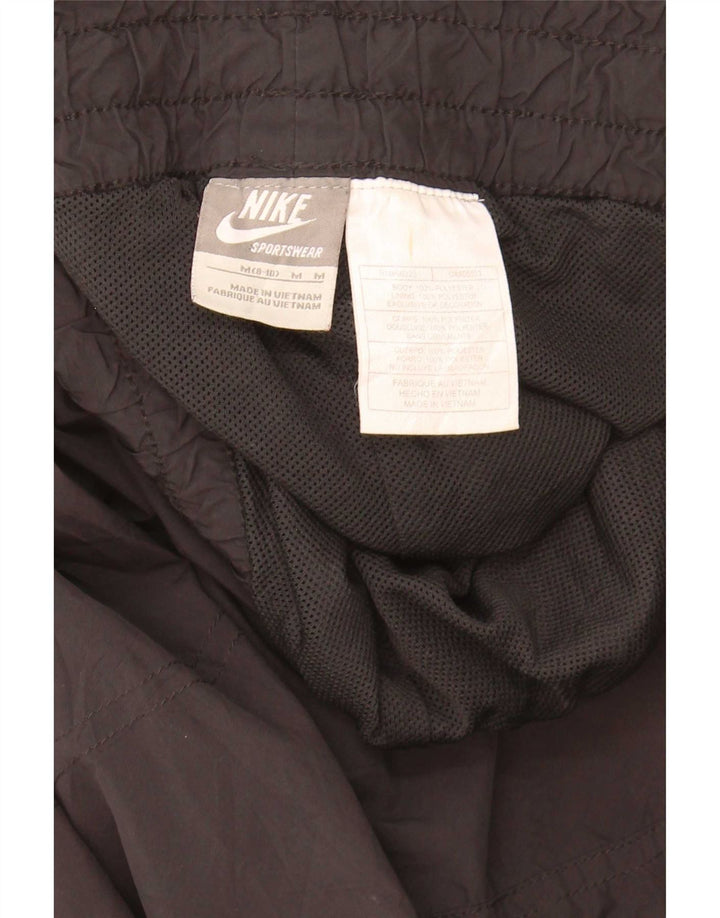 Nike Damen-Trainingshose US 8/10 Mittelschwarzes Colourblock-Polyester