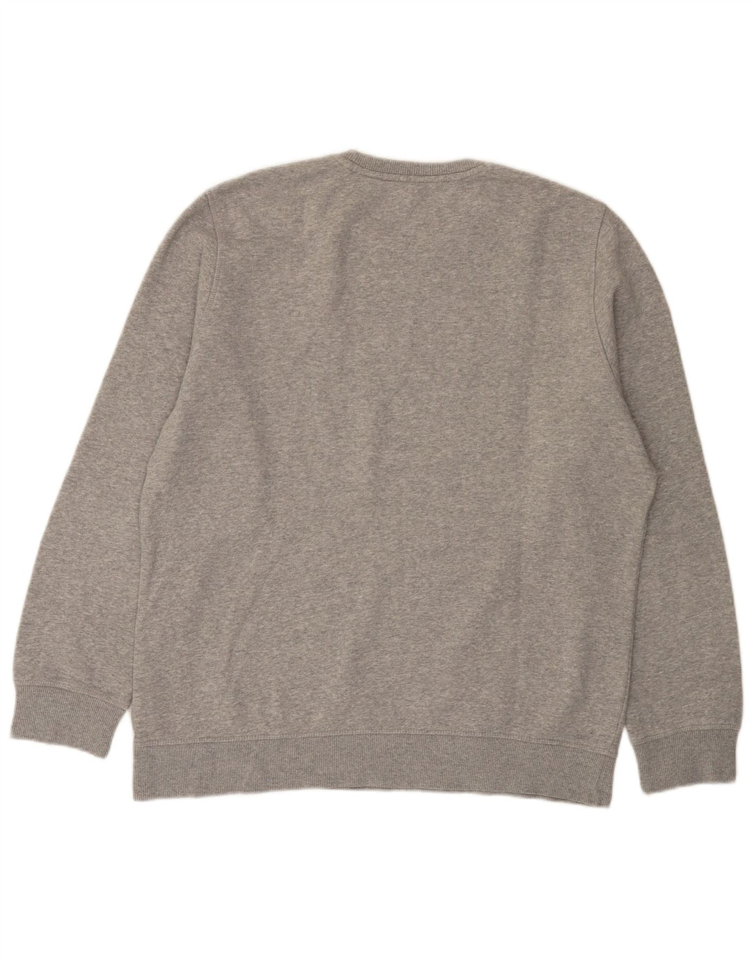 Reebok Herren-Sweatshirt-Pullover, große grau gefleckte Baumwolle