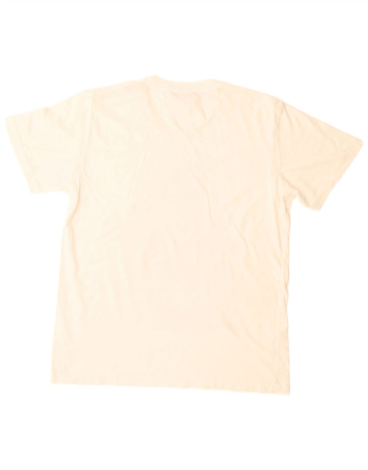 Trussardi Jeans Herren-T-Shirt mit Grafik, Größe L, Weiß