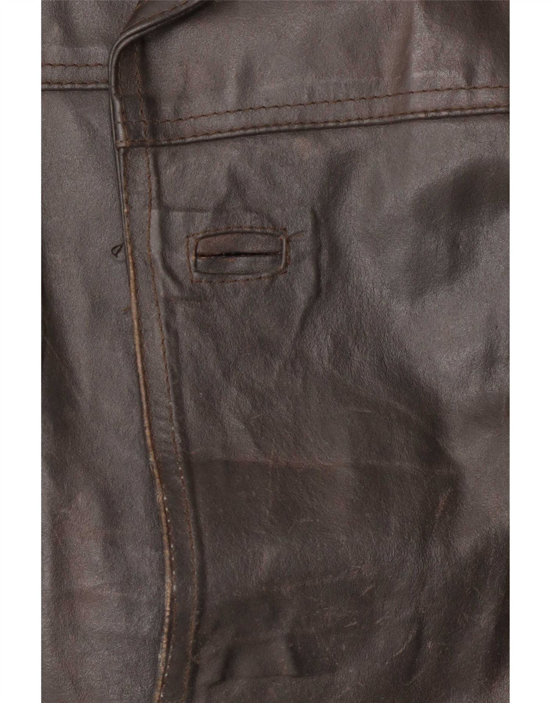 Bayside Herren Lederjacke UK 38 Mittelbraun