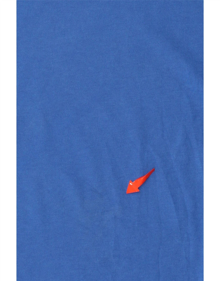 NIKE Herren-T-Shirt mit Grafik, Größe S, Blau, Baumwolle