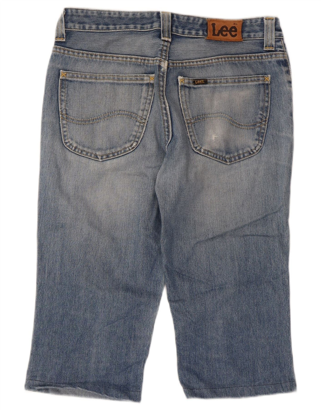 Lee Herren Felton Denim Shorts W30 Mittelblaue Baumwolle