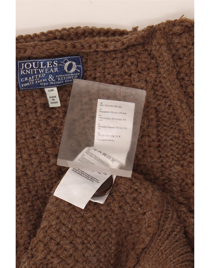 Joules übergroßer Poncho-Pullover für Damen, Gr. 10, klein, braun, Acryl
