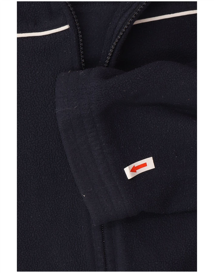 Adidas Herren Climawarm Fleecejacke XL Marineblau Colourblock Polyester