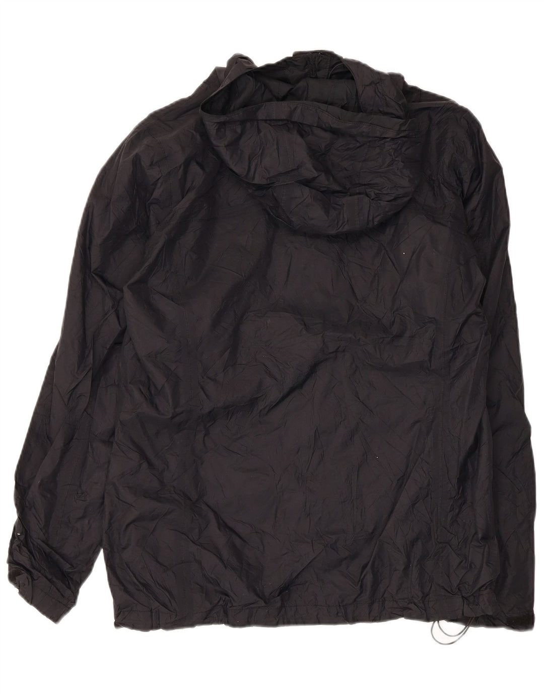 Columbia Damen-Regenjacke mit Kapuze, UK 16, großes schwarzes Nylon