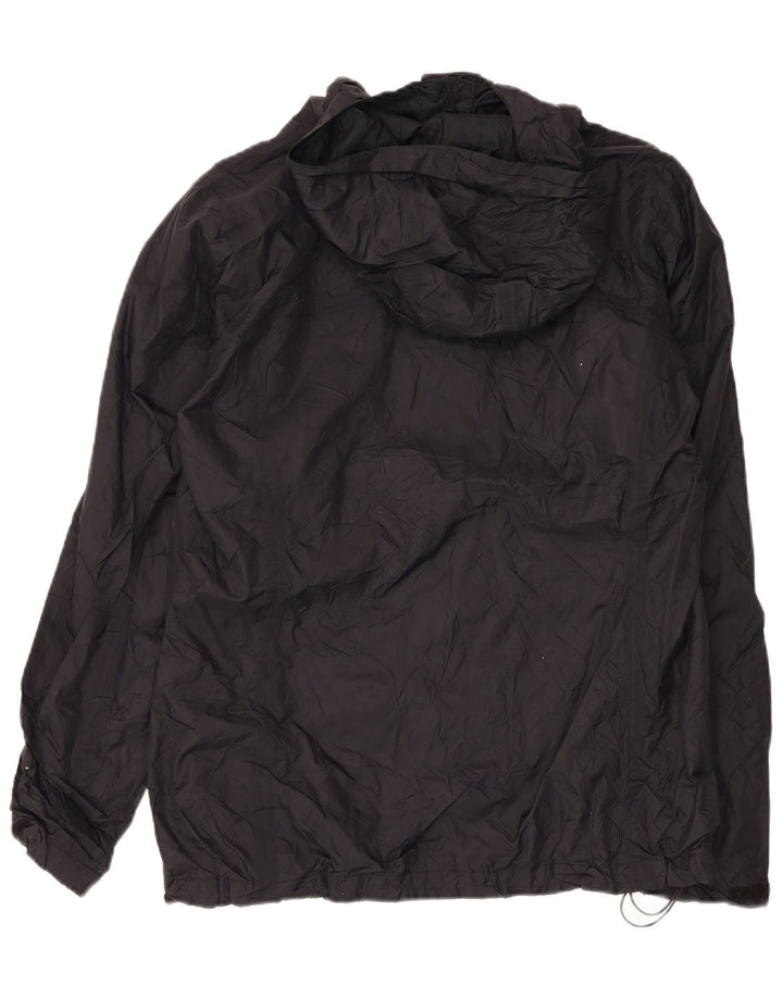 Columbia Damen-Regenjacke mit Kapuze, UK 16, großes schwarzes Nylon