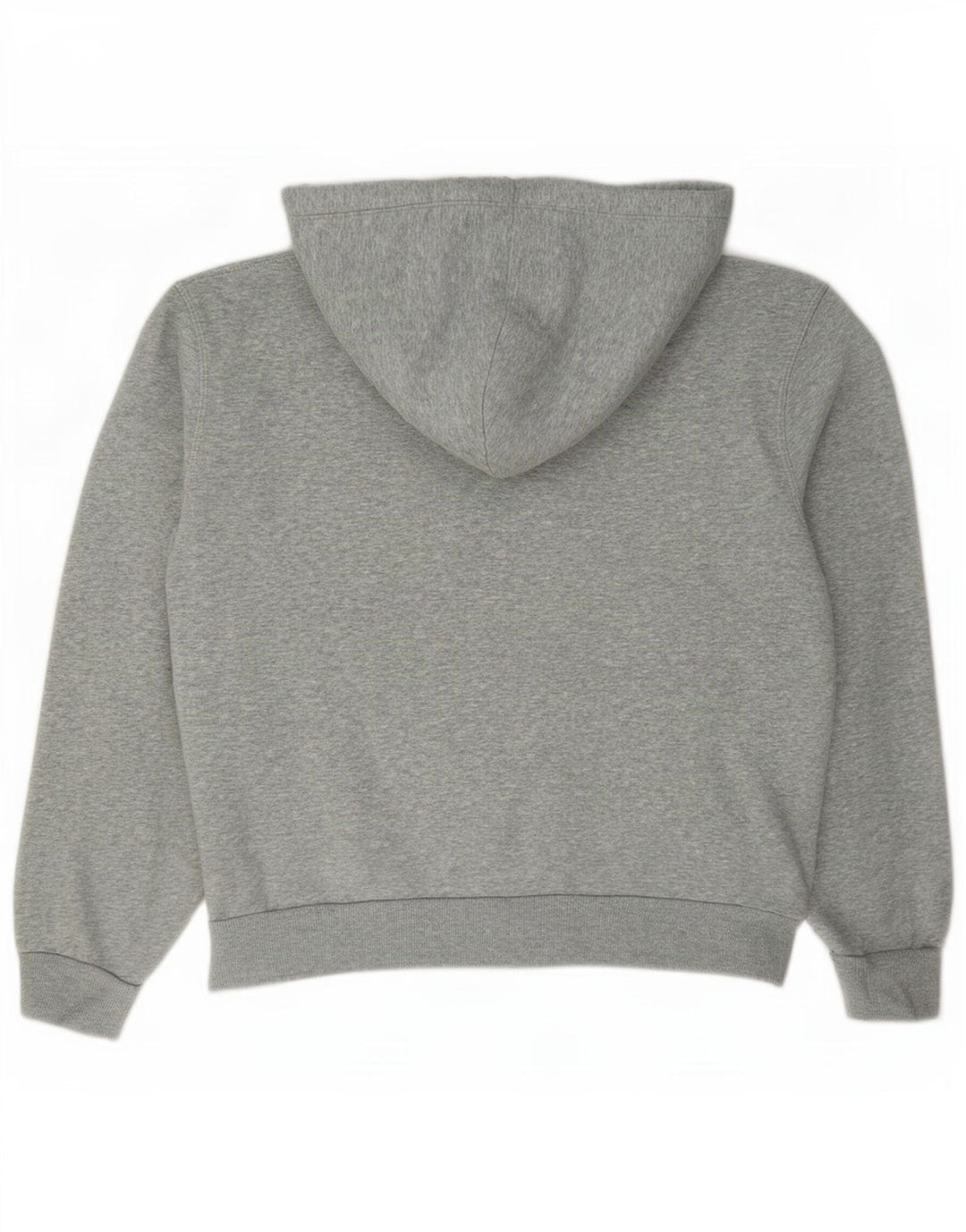 Converse Damen-Kapuzenpullover mit Reißverschluss, UK 14, mittelgrau gefleckte Baumwolle