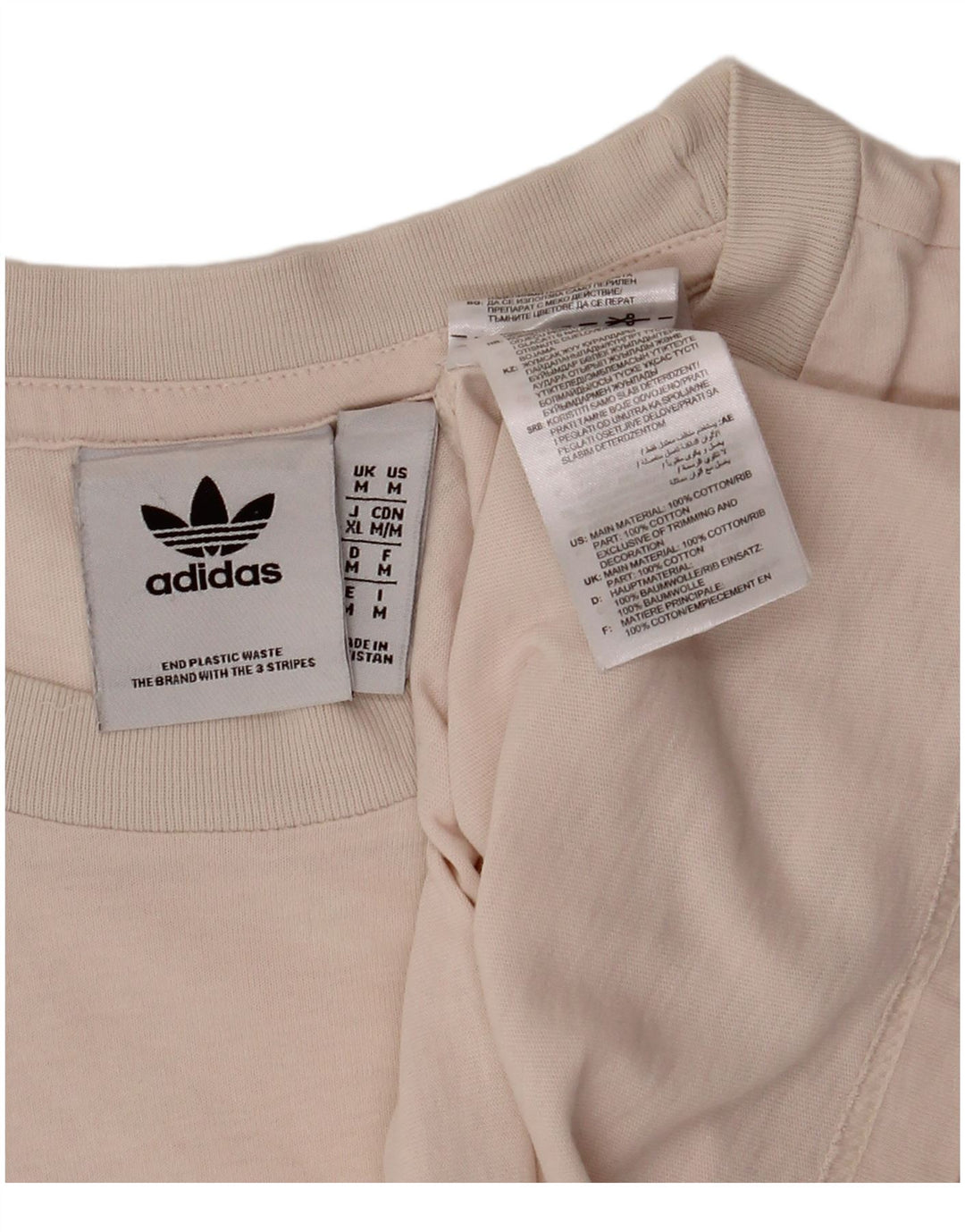 ADIDAS Herren T-Shirt Top Mittelrosa Baumwolle