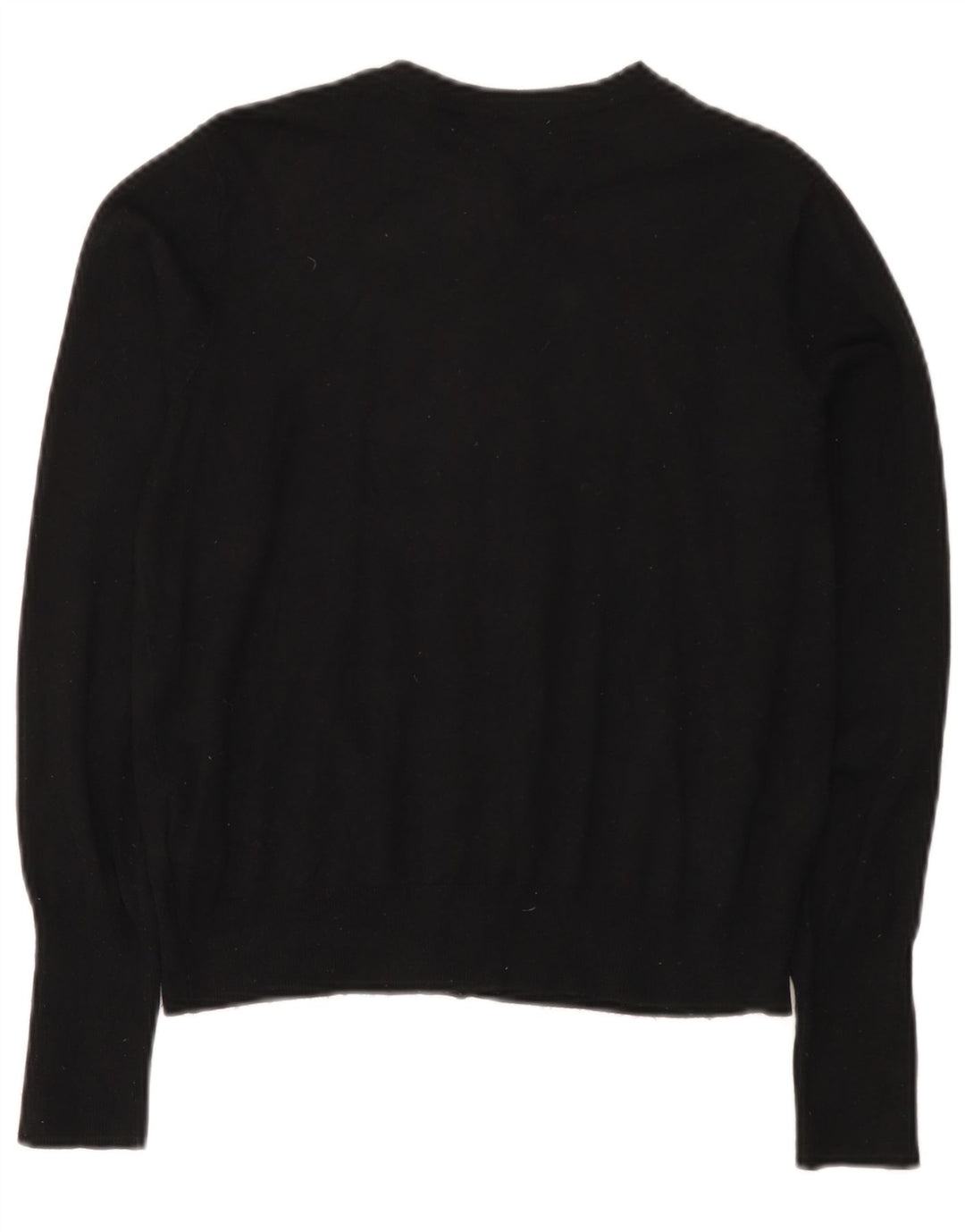 Marks & Spencer Damen Crop Cardigan Pullover UK 12 Mittelschwarze Viskose