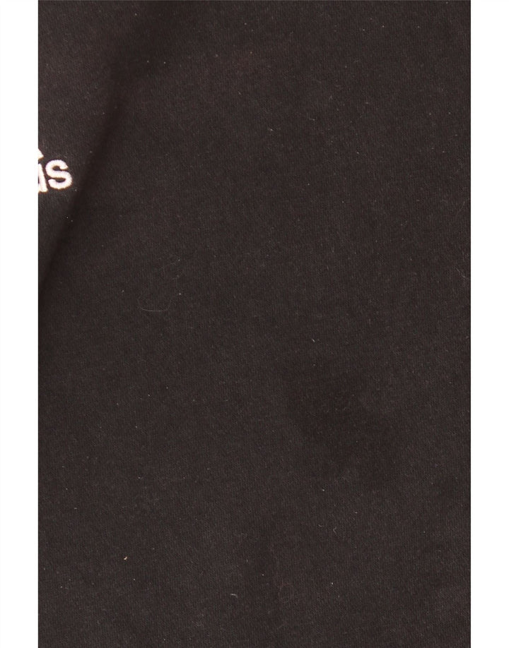 Adidas Herren Kapuzenpullover Mittelschwarz Baumwolle
