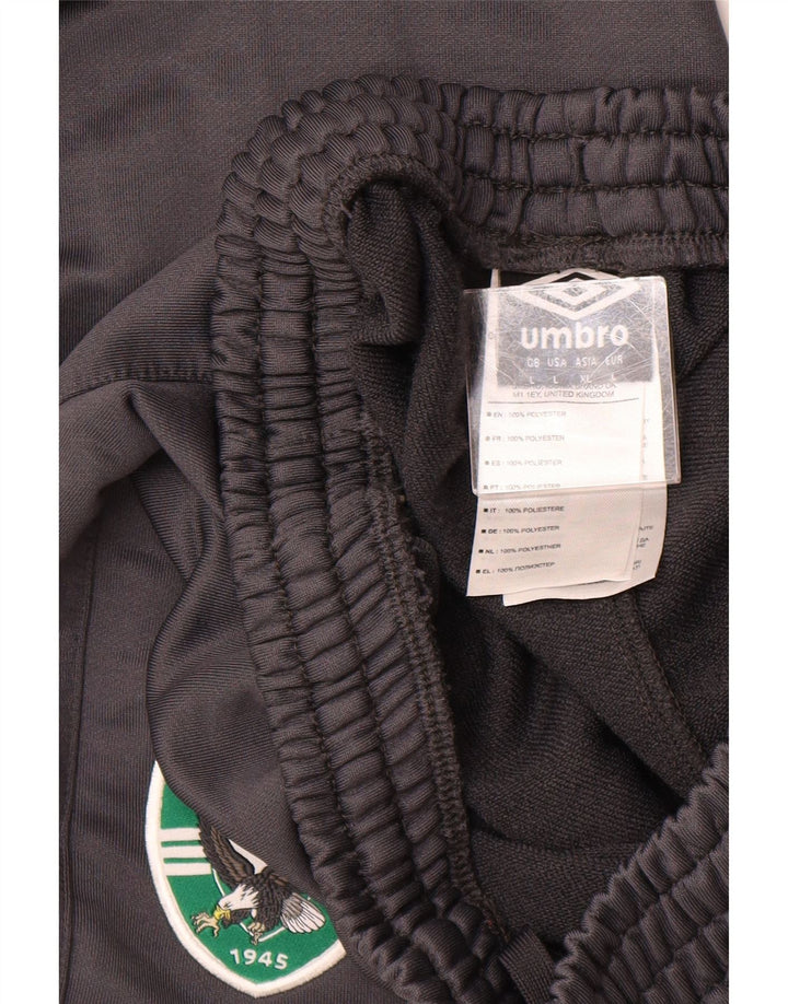 UMBRO Mens Ludogorets Tracksuit Trousers Large  Black Polyester